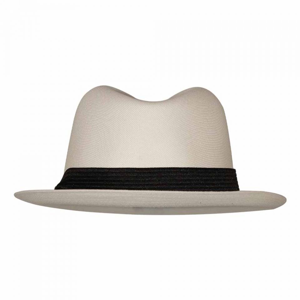 Signature Linen Fedora Hat